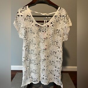 Xhilaration Ivory Lace Beachwear